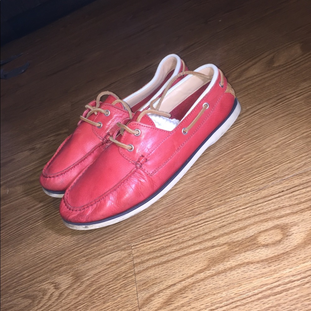 Men red loafer shoes aldo shoes dress shoe size 9